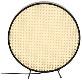 Béžovo-čierna stolová lampa Zuiver Sien