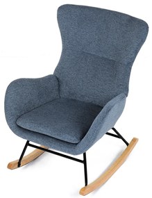 Hojdacie kreslo BLUE2, modrá