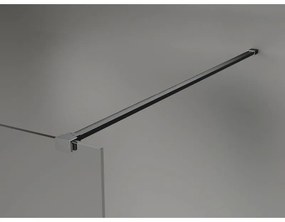 Mexen, Mexen Kioto-X sprchová stena 60 x 200 cm, 10 mm matná, pištoľovo sivá kartáčovaná - 800-060-101-66-30-X