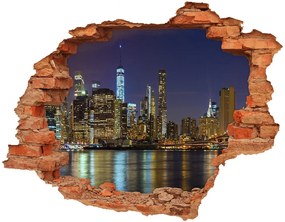 Diera 3D fototapeta nálepka Manhattan v noci nd-c-94053969