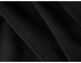 Čierna zamatová pohovka 188 cm Bellis – Micadoni Home