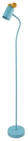 Svetlomodrá stojacia lampa s kovovým tienidlom (výška 133,5 cm) Mouse – GTV