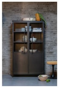 Čierna kovová komoda BePureHome Exhibit