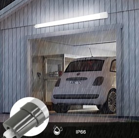 SADA 2 LED svietidiel 120cm 36W 3000lm Hermetické svietidlo IP65 do garáže, dielne