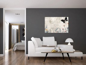 Obraz - Lúka v betóne (90x60 cm)