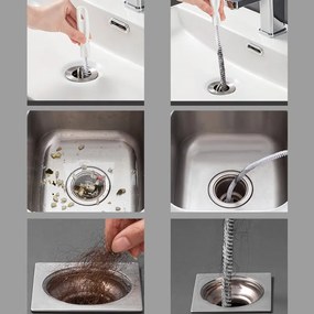 Orion Flexibilná tenká kefa na čistenie odpadov a iných štrbín 60 cm