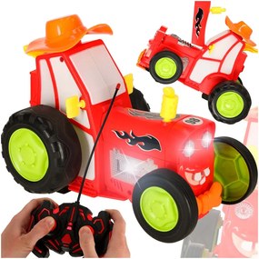KIK RC traktor na diaľkové ovládanie skákajúci traktor tancujúci zvuk