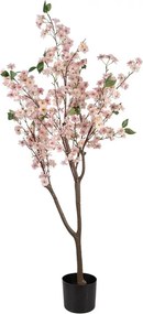 Dekorácia umelý stromček čerešňa s ružovými kvetmi Cherry Blossom - 35*35*120 cm