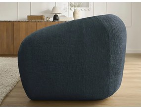 Tmavomodrá ženilková rozkladacia pohovka 228 cm Neyo – Bobochic Paris