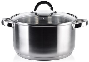 Nerezový kuchyňský hrnec Stredden 5,5 L stříbrný
