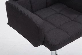 Barová stolička DS1038899 látka - Čierna