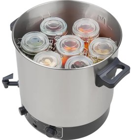 Sencor - Zavárací hrniec 27 l 1800W/230V nerez/šedá