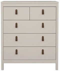 Sivobéžová komoda 82x99x38 cm Madrid – Tvilum