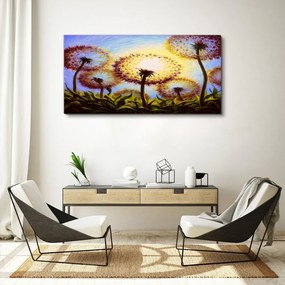 Obraz canvas Abstrakcie kvety tupé
