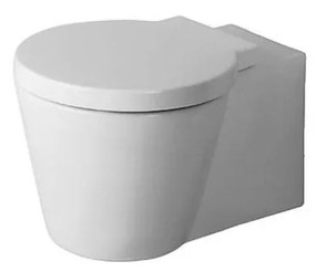 DURAVIT Starck 1 závesné WC s hlbokým splachovaním, 410 mm x 575 mm, s povrchom WonderGliss, 02100900641