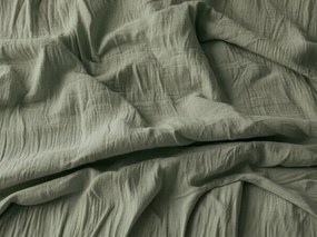 Mušelínové obliečky MUSSARI olivovo zelené Rozmer obliečky: 70 x 90 cm | 140 x 200 cm