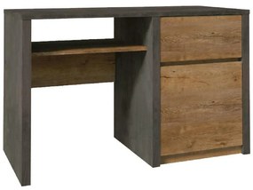 Písací stôl Montana B1 dub lefkas smooth grey