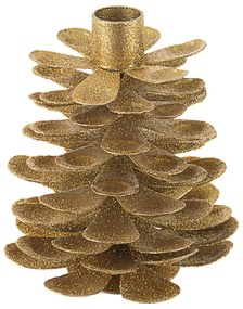 Vianočné dekorácie Bizzotto  P.CANDELA 1P PINEAL ORO H14