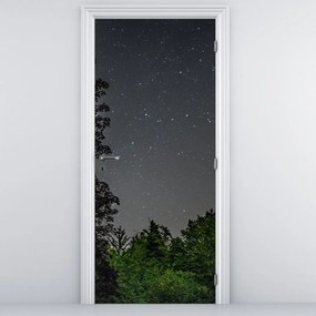 Fototapeta na dvere - Nočná obloha (95x205cm)