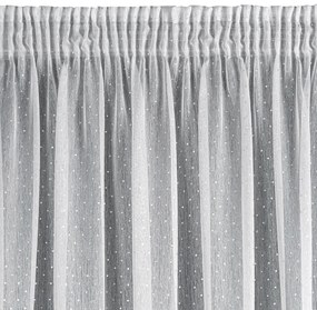 ZÁCLONA NA PÁSKE SIBEL 140X270 CM BIELA