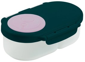 Desiatový box malý - indigo/ružový