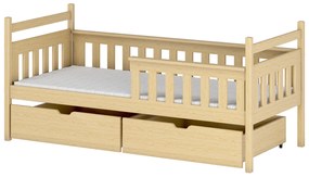 Detská posteľ 90 x 190 cm Emelda (s roštom a úl. priestorom) (borovica). Vlastná spoľahlivá doprava až k Vám domov. 1012864