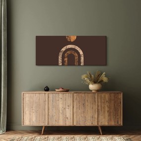 Obraz - Oranžové oblúky N⁰1 (120x50 cm)