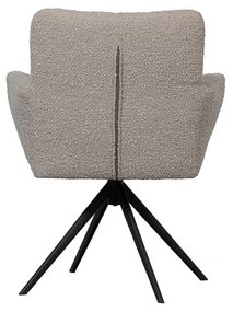 Béžové čalúnené jedálenské kreslo Vinny – WOOOD