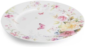 Porcelánový dezertný tanier Delicate Flowers, (fi) 19 cm, kvety