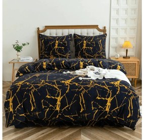 Obliečky mikroplyš AXIS čierne Rozmer obliečky: 70 x 80 cm | 140 x 200 cm