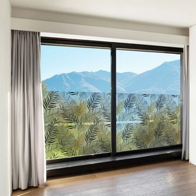 Samolepka na okno 200x40 cm Classy Palm Leaves - Ambiance