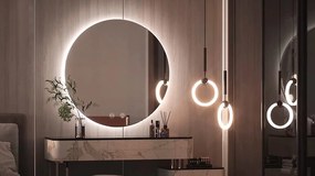 Rea Zrkadlo ⌀90 cm s vyhrievaním a regulovateľným LED osvetlením HOM-02822