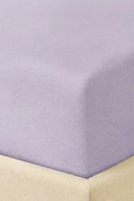 Froté plachta s gumičkou FROTTE vresová Rozmer: 200x200x30 cm