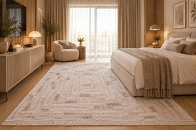 Koberec Benita 525 D.BEIGE/CREAM rozmery koberec: 200x290 cm