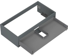 Mexen Box-A, závesná skrinka 90 cm, 1 zásuvka, grafitová matná, 91AX0-0900-235-1-66