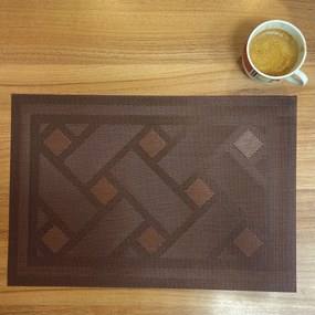 Podložka Deluxe pod tanier Kendrick hnedá 35x45cm