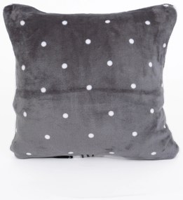 Obliečka na vankúšik mikroplyš Exclusive 40 × 40 cm - Hasana sivá