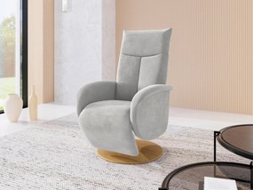 XXXLutz RELAXAČNÉ KRESLO, textil, strieborná Sit & More - Online Only obývacie izby - 0001440257J5