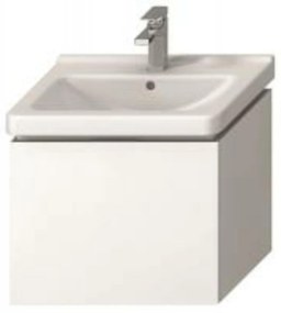 Kúpeľňová skrinka pod umývadlo Jika Cubito 59x42,7x48 cm biela H40J4233015001