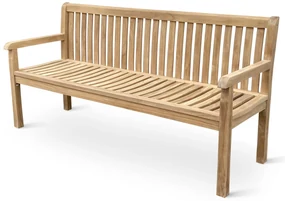 Kingsbury záhradná lavica teak 180 cm