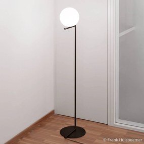 FLOS IC F1 stojaca lampa čierna priemer 20 cm