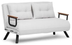 Dvojmiestná rozkladacia pohovka QIRA biela