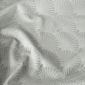 ZATEMŇOVACÍ ZÁVES NA KRÚŽKOCH JULIA 140X250 CM STRIEBORNÁ