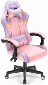 Hells Hell's Chair HC-1004 Pink Farebné herné kreslo