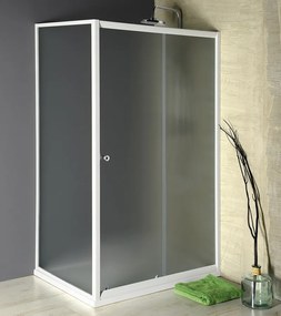 Aqualine Aqualine, AMADEO posuvné sprchové dvere 1200 mm, sklo BRICK, BTS120
