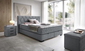 Posteľ Reve 180x200 cm, holubia šedá látka