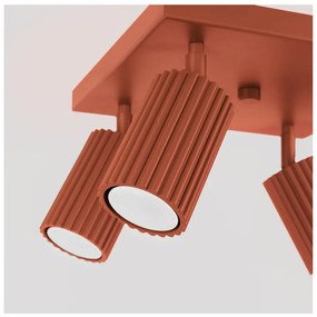 Bodové svietidlo v tehlovej farbe 25x25 cm Gleam – Sollux