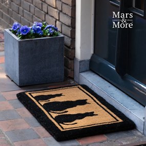 Rohožka z kokosových vlákien s mačkami Cats - 75*45*4cm