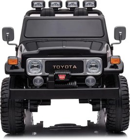 JOKOMISIADA Detské autíčko na batérie pre 2 osoby Toyota Land Cruiser PA0285 čierne