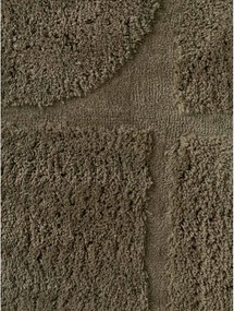 Kaki ručne tkaný okrúhly koberec ø 160 cm Lambeth Jasper – Ted Baker